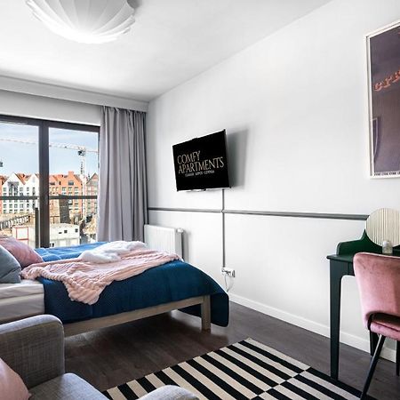 Waterlane W Oknami Na Rzeke - Marina View - Comfy Apartments Gdańsk Buitenkant foto